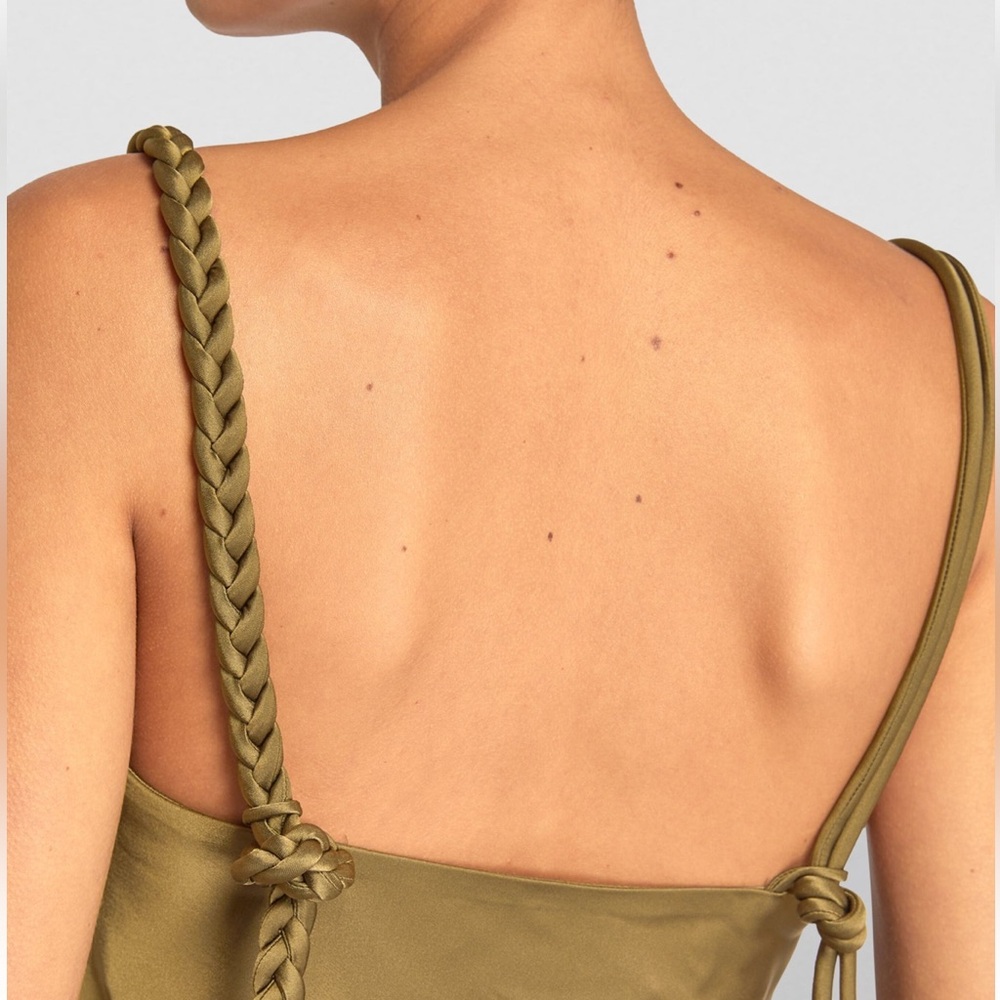 Nanushka Stina Top (Khaki / size S) - Picture 6 of 13